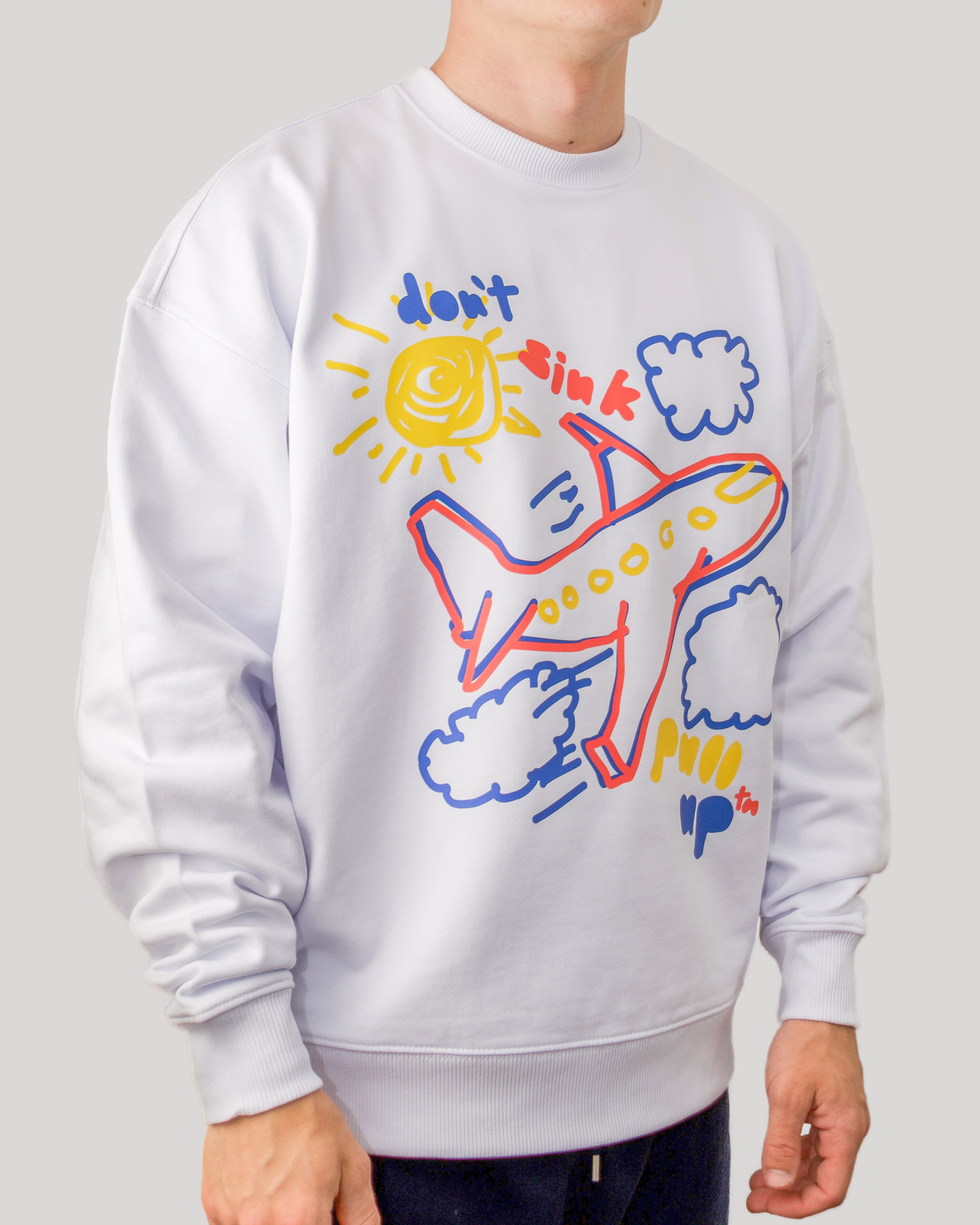 DREAM BIG FLY HIGH Hoodie (White)