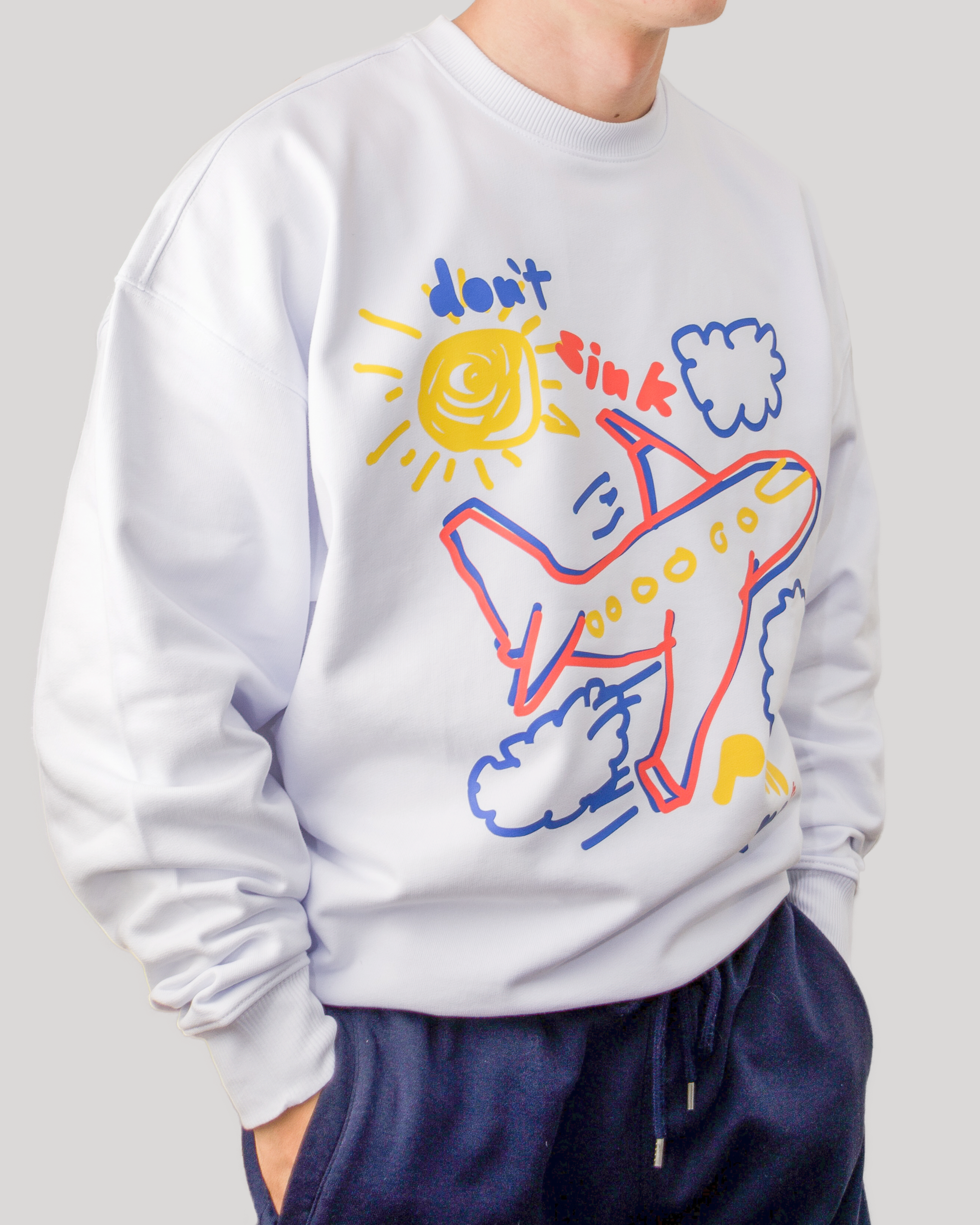 DREAM BIG FLY HIGH Hoodie (White)